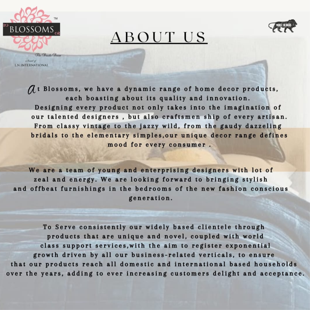 Decorative Cushion Cover |Aari work| 16 by 16| Cotton Fabric|Modern Design|cc|emb|411