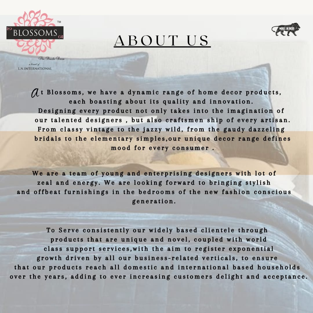 Decorative Cushion Cover |Aari work| 12 by 18| Cotton Fabric|Floral Work| set of 1