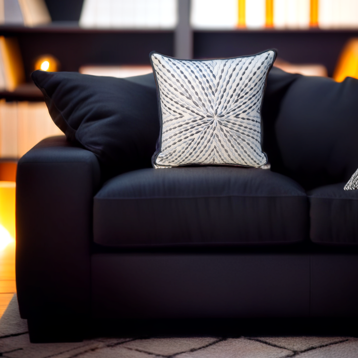 Decorative Cushion Cover |embroidery modern design work| 14 by 14| Cotton Fabric|Modern Design