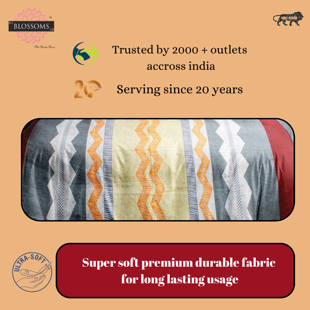 Microfiber double bedsheet |Stripe design |2pillow covers|200tc|120gsm|Supersoft|95by 95inch|