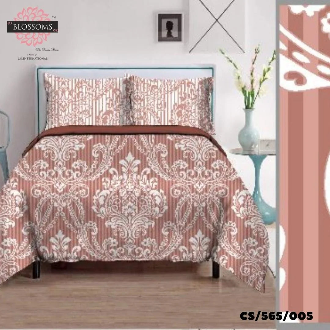 Cotton Satin Double Bed Bedsheets