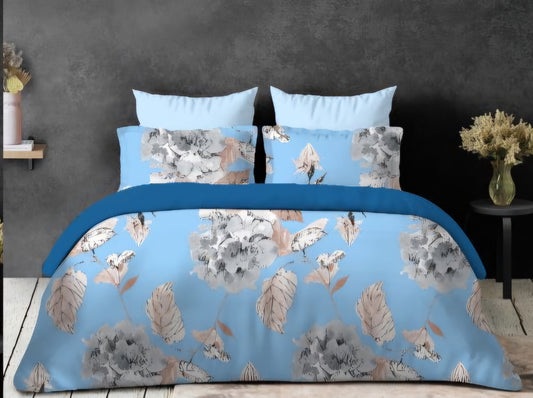 Printed doublebed micro cotton bedsheet.