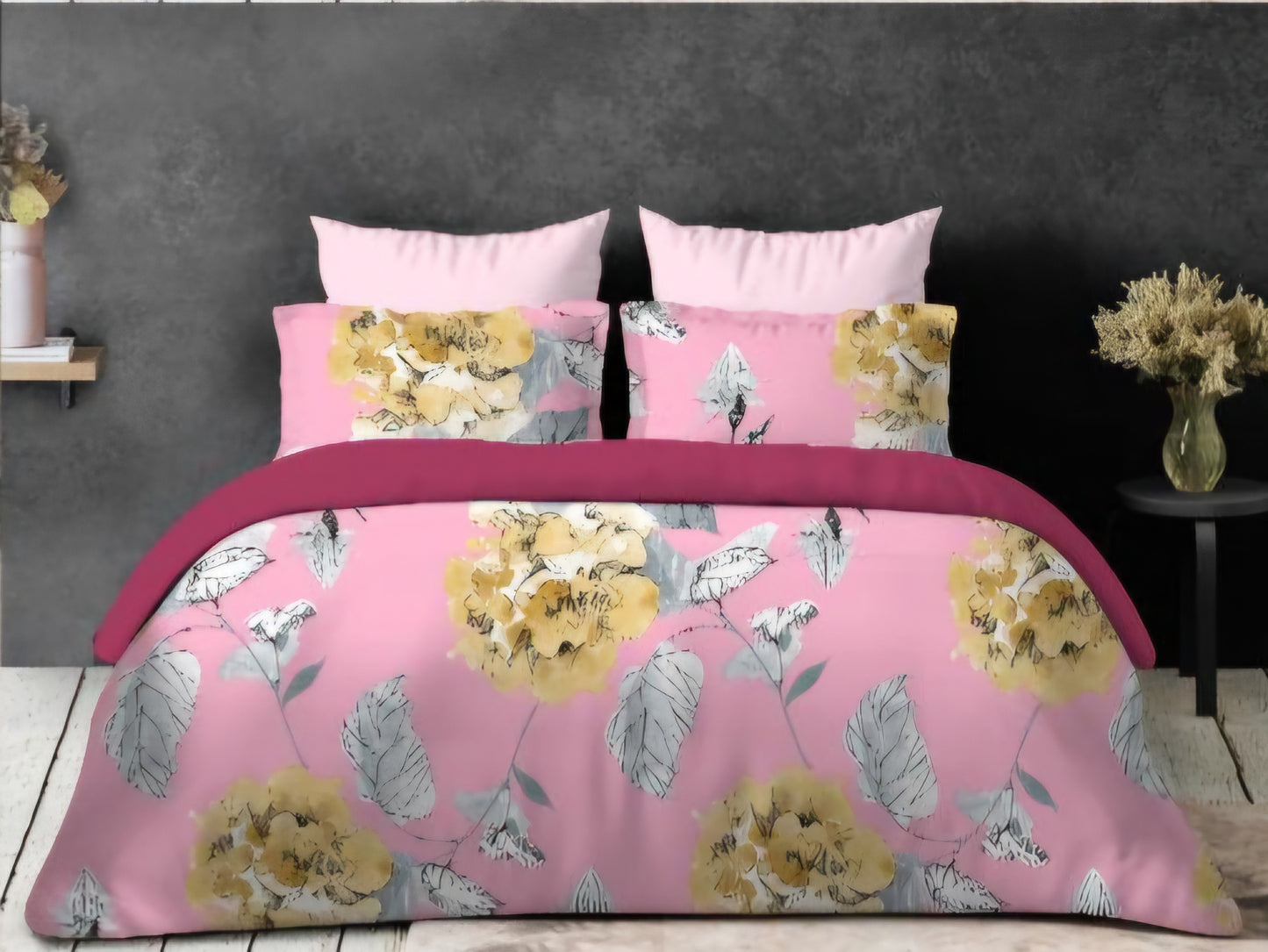 Printed doublebed micro cotton bedsheet.