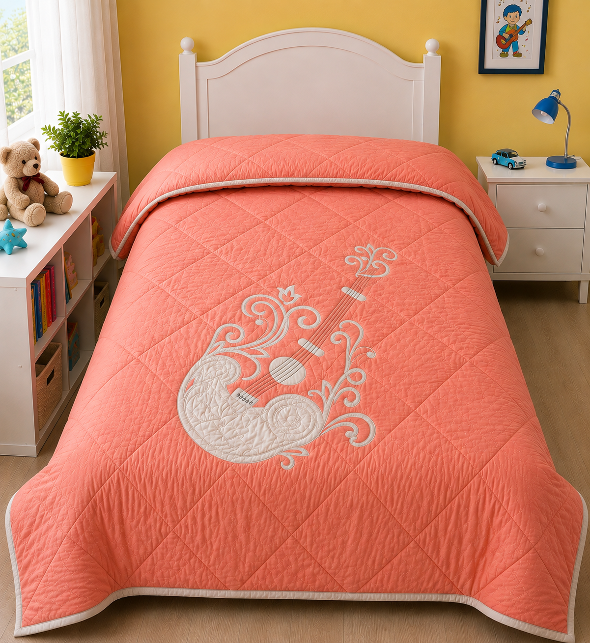 Blossoms embroidered comforter. |60*90 inch |