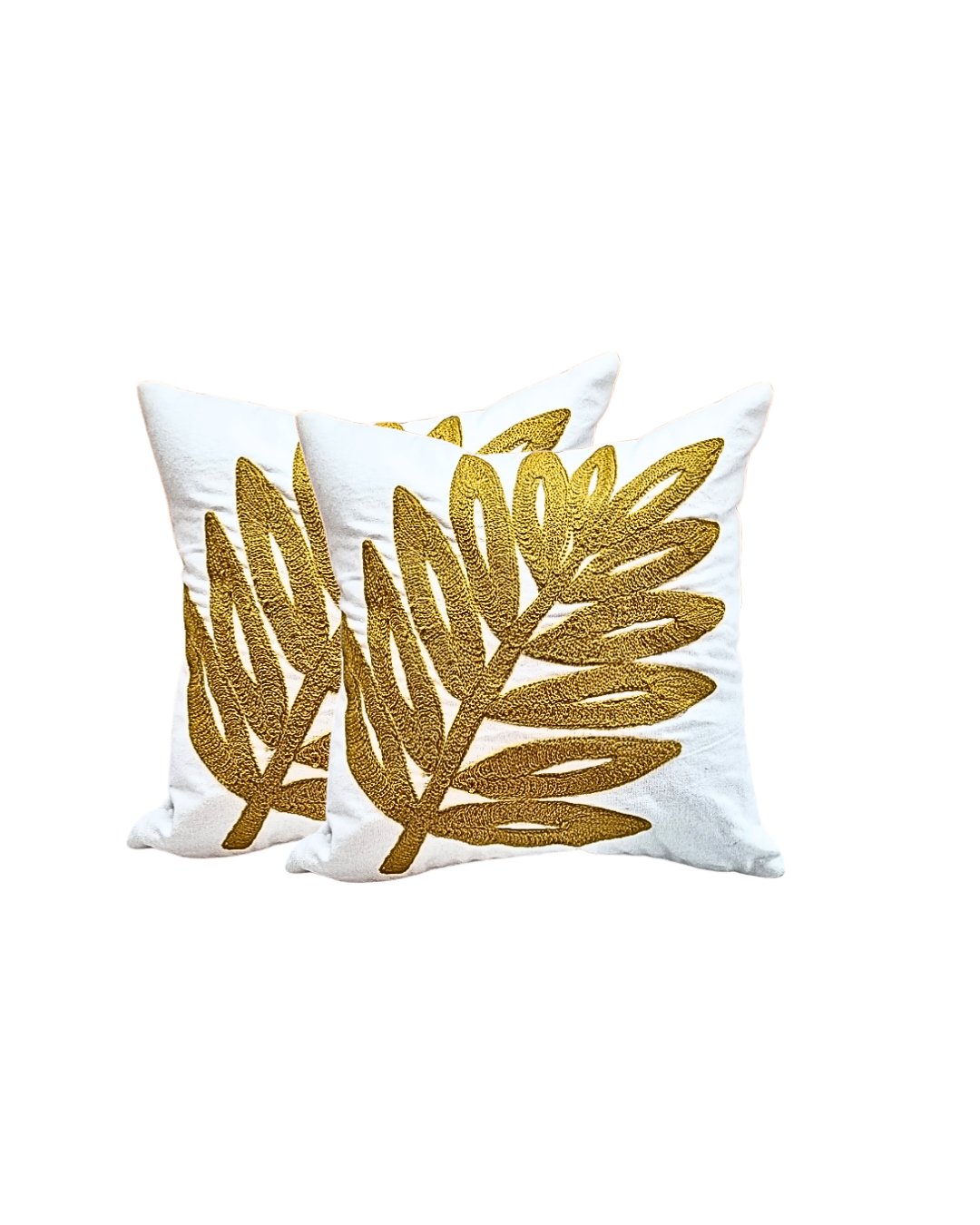 Blossoms Embroided aari work cushion cover. Pack of 1