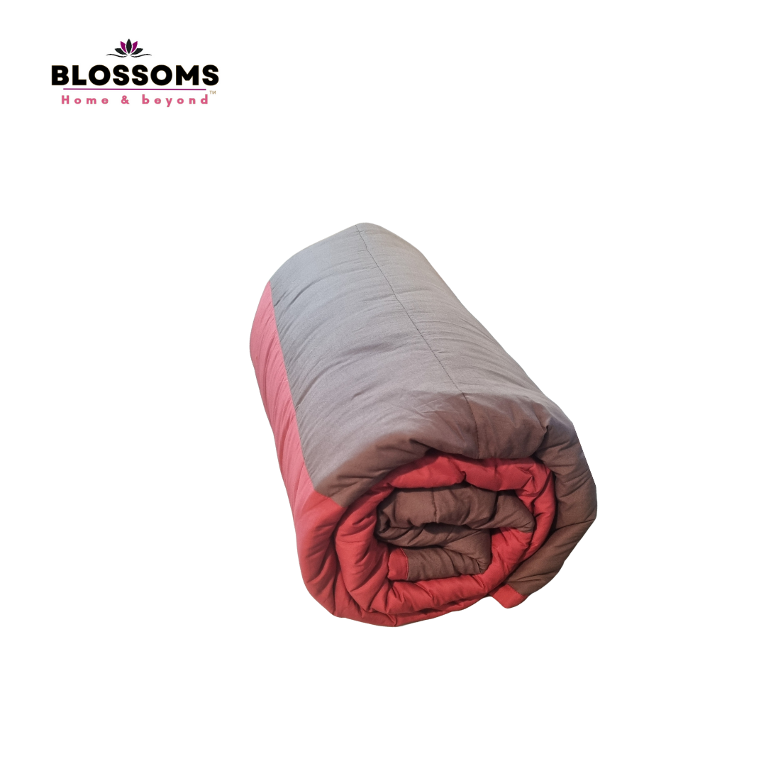Blossoms kids embroidered patchwork quilt with big size.