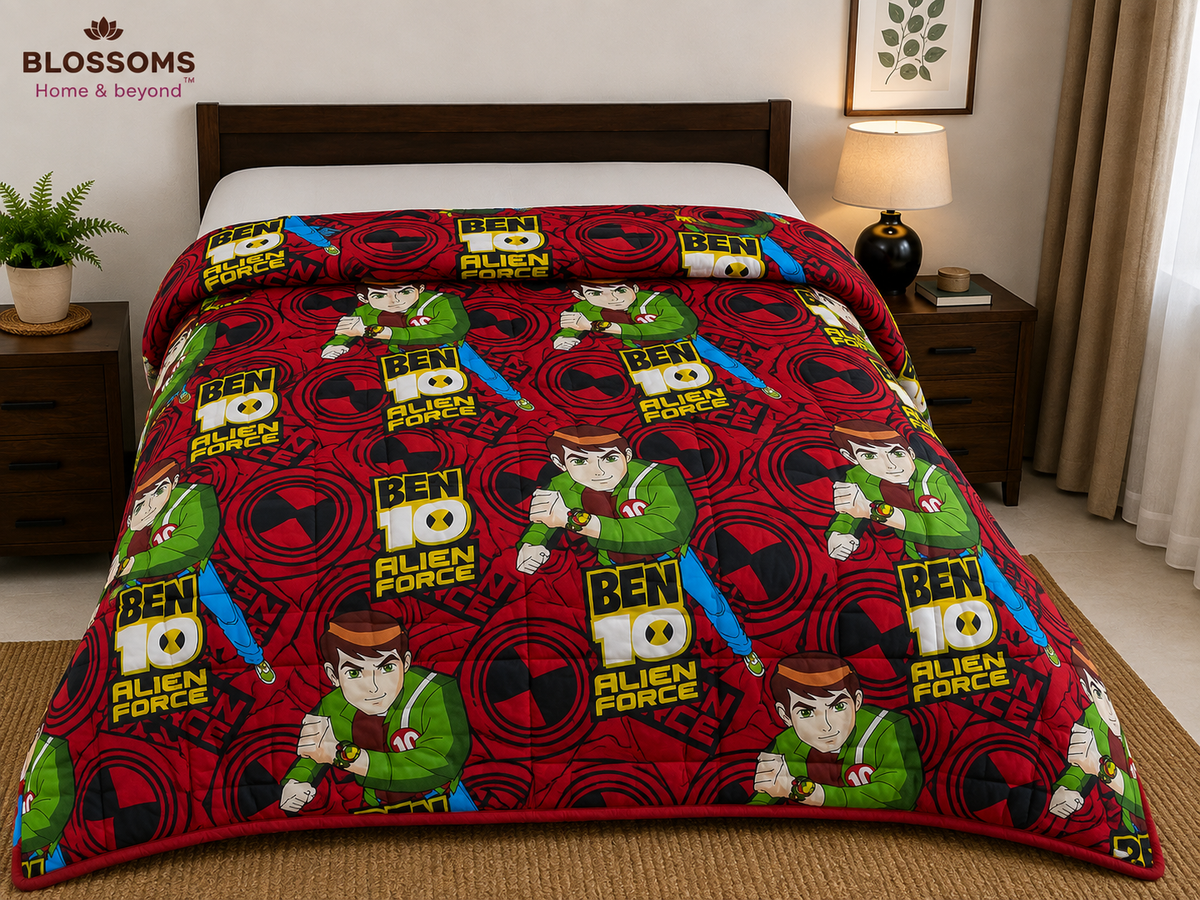 Blossoms kids Ben10 quilted comforter