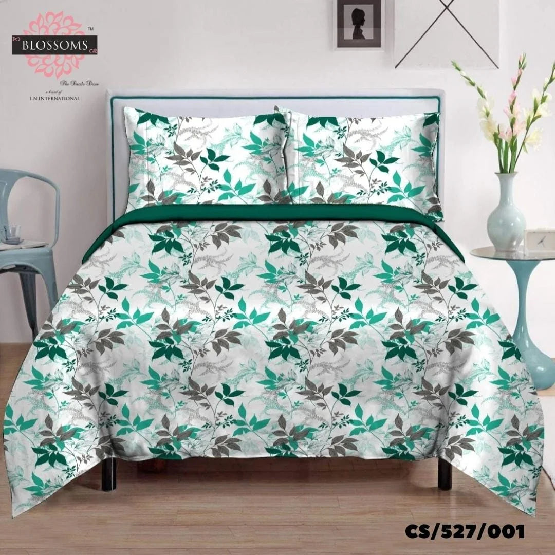 Cotton Satin Double Bed Bedsheets