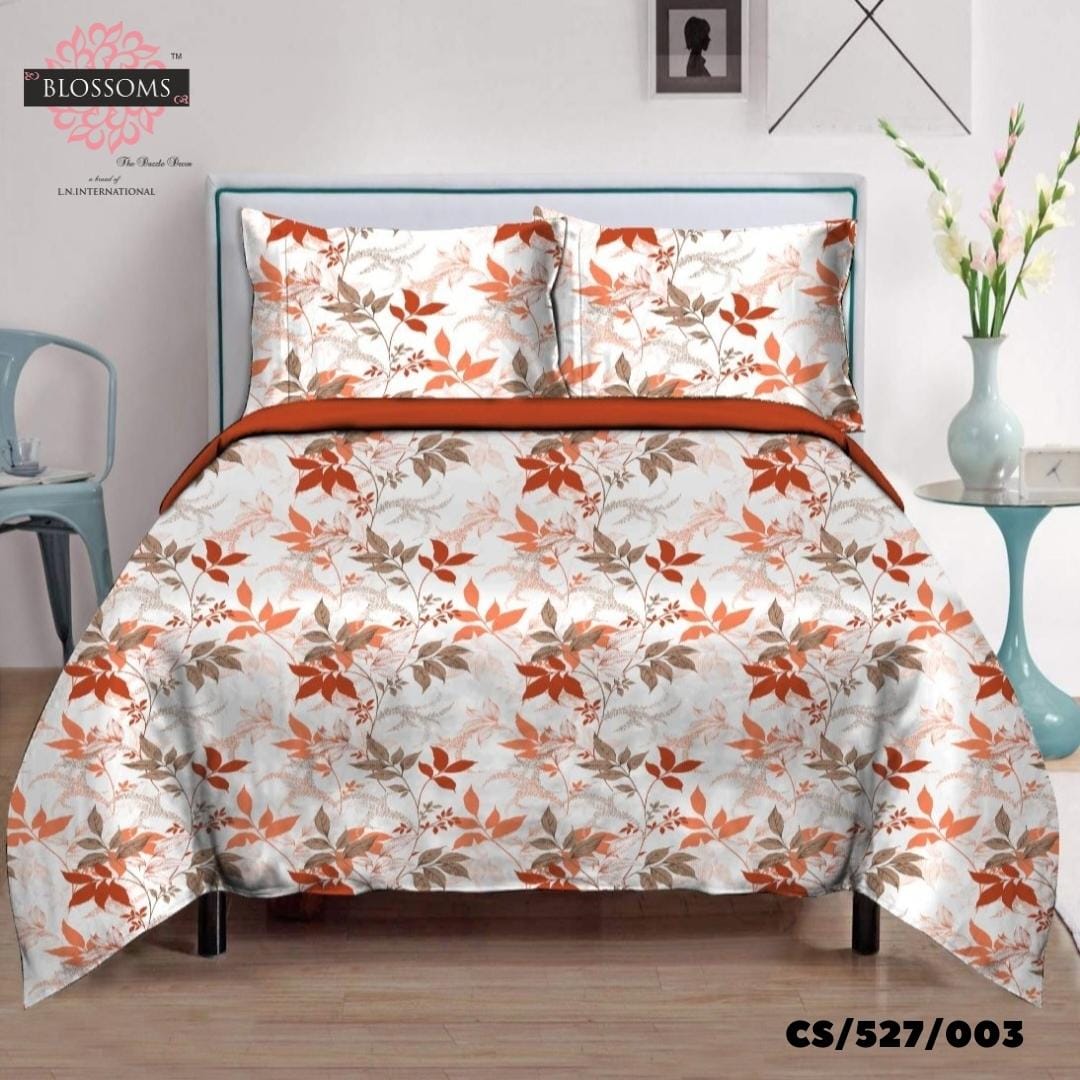 Cotton Satin Double Bed Bedsheets