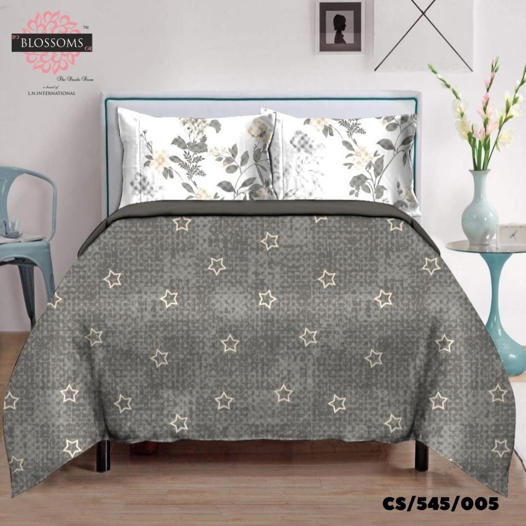 Cotton Satin Double Bed Bedsheets