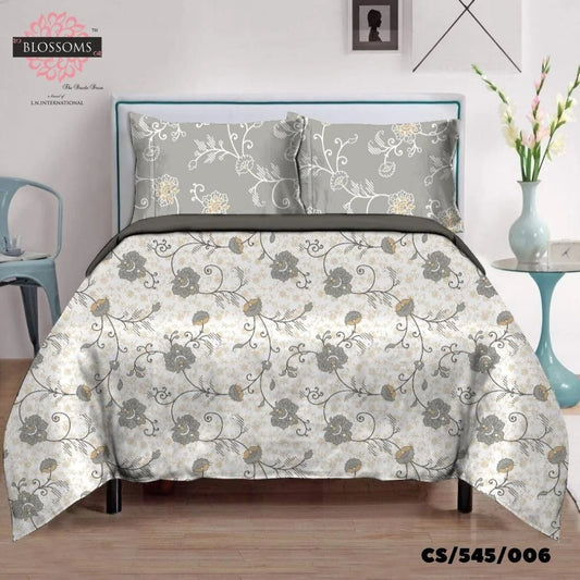 Cotton Satin Double Bed Bedsheets