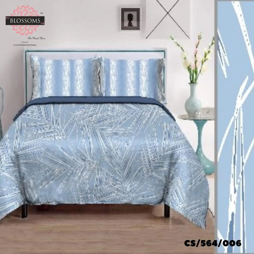 Cotton Satin Double Bed Bedsheets