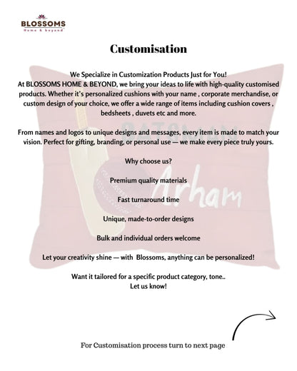 " Kitty " theme embroidered personalised cushion.Best for gifting.Name can be changed