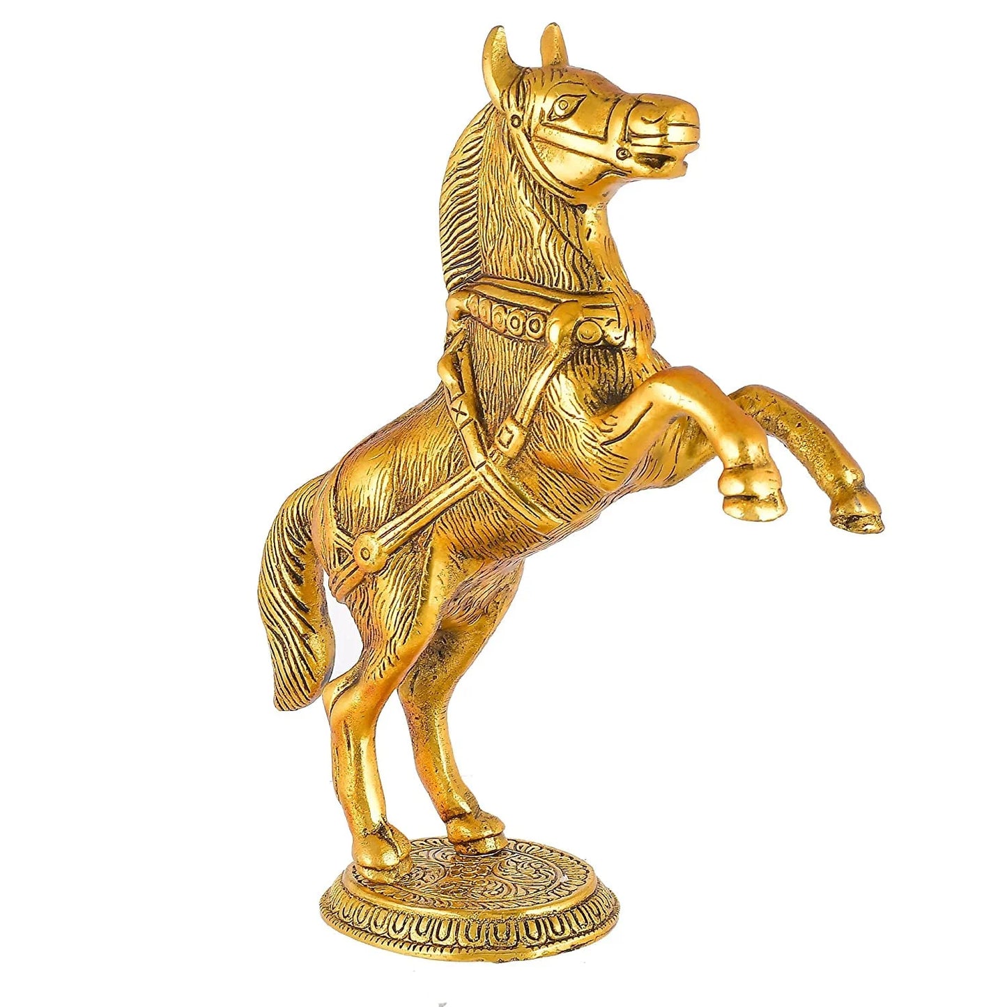 Golden Horse Figurine, Large 560g, High Quality Handicraft Decorative Showpiece