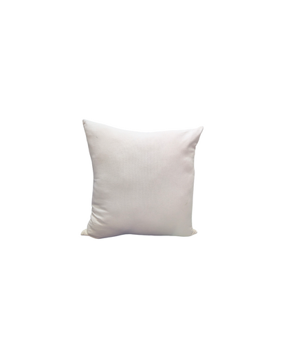 Blossoms embroidered off white cotton Cushion Cover | 16x16 inch cushion covers| floral embroidery | pack of 1