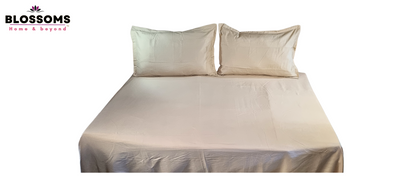 Blossoms 9 pc baby pink bedding set with soft and durable micro cotton fabric . Includes 1 comforter(reversible) ,1 dohar reversible, 1 bedsheet , 2 pillows and 4 cushion covers only .