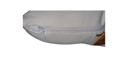 Blossoms 5 pcs embroidered designer modern leaf pattern Cushion Covers set with 1 leaf filler cushion.