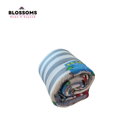 Blossoms kids comforter(quilt) mcqueen cars print with 280 gsm filling. Pure cotton fabric. Unit 1