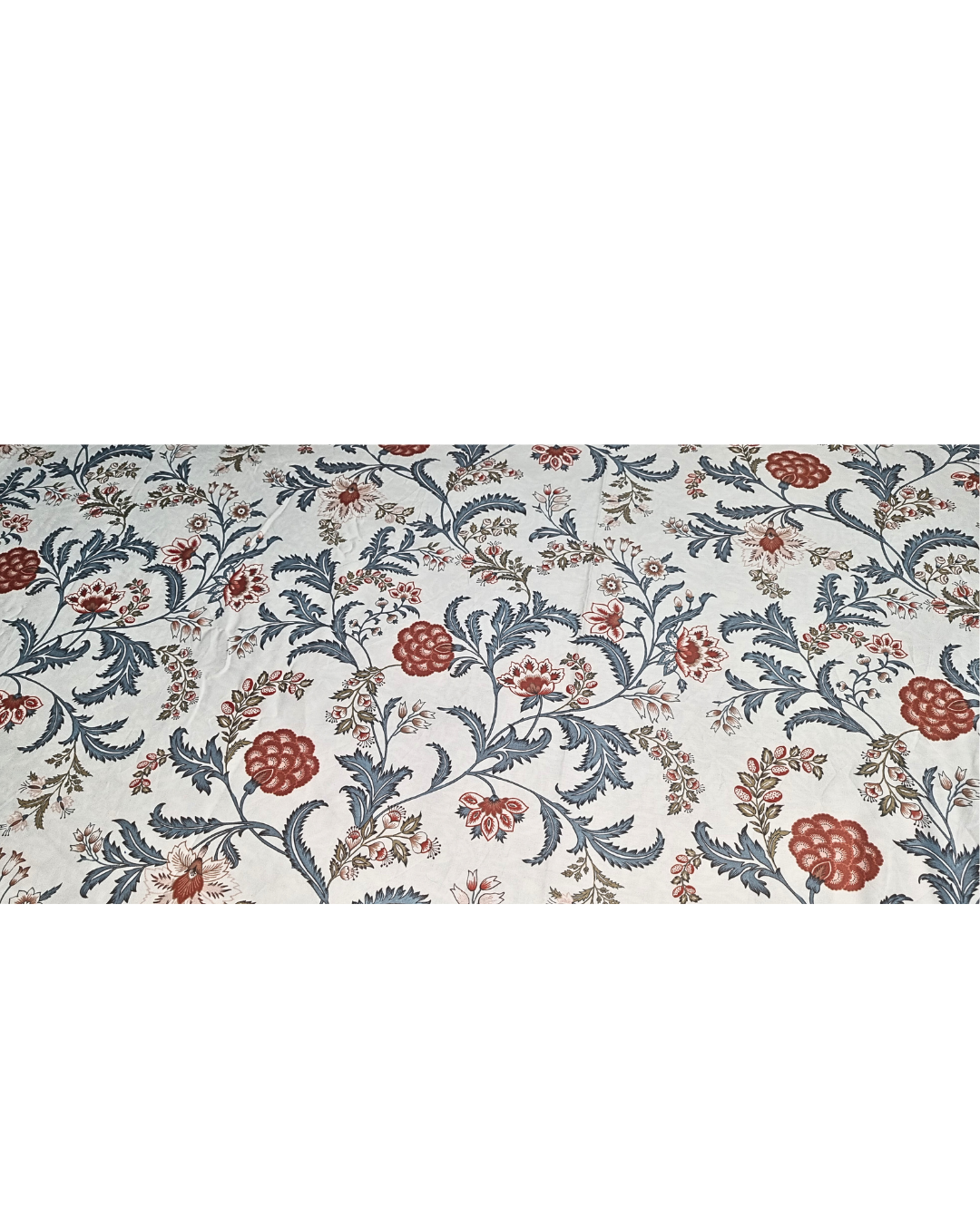 Blossoms Premium printed Digital print 500 Tc king size bedsheet with 2 pillows.