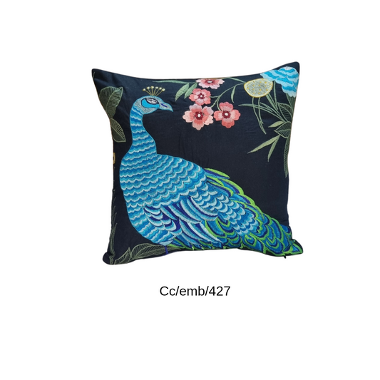 Decorative Cushion Cover |embroidery work|  Cotton Fabric|Modern Design|cc|emb|411