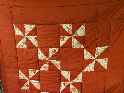 Blossoms patchwork, quilt cum bedcover