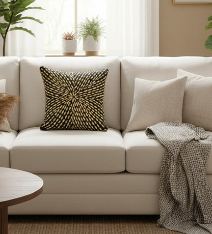 Cushion coverBlossoms embroidered White silk Cushion Cover | 14*14 inch cushion covers| modern embroidery | pack of 1