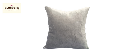 Velvet Cushion Cover with zari embroidery . Set of 1