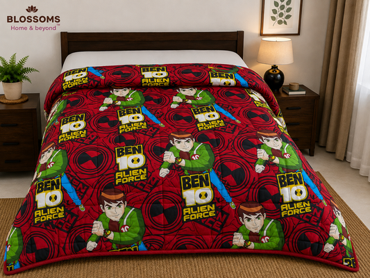 Blossoms kids Ben10 quilted comforter
