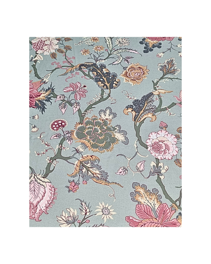 Blossoms 100% pure cotton printed floral 400 TC bedsheet. King size.