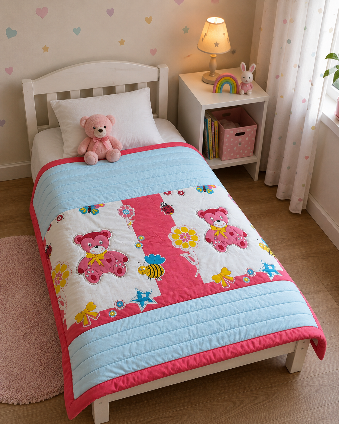 Blossoms Kids comforter (quilt)        |40*60| inch .