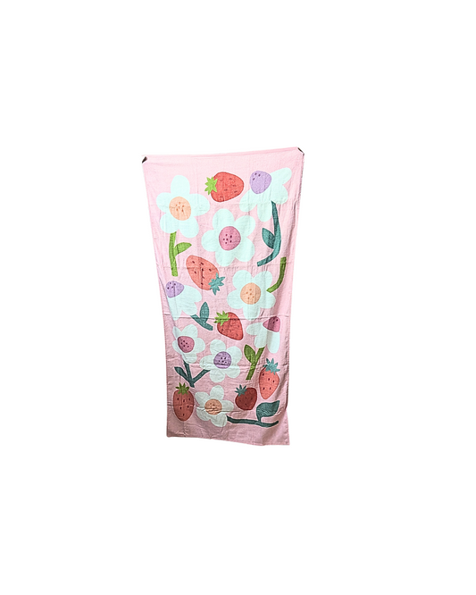 Blossoms kids fruits print Towel with pure cotton fabric 28*60 inch